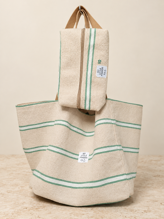 Sac de plage + trousse