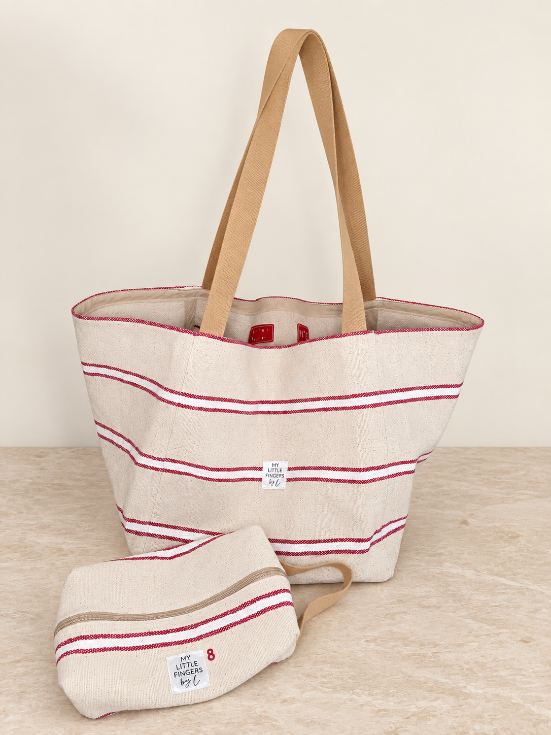 Sac de plage + trousse