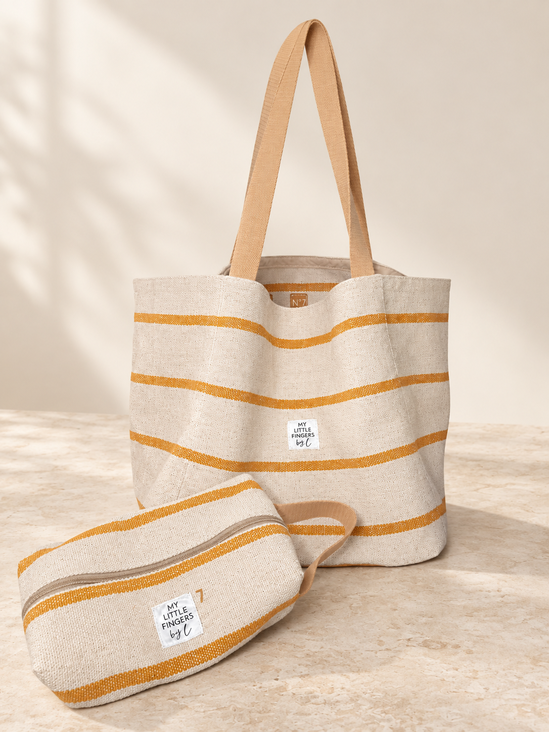 Sac de plage + trousse